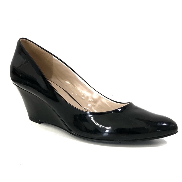 Nine West Shoes - Nine West Lupetto Black Wedge Pump